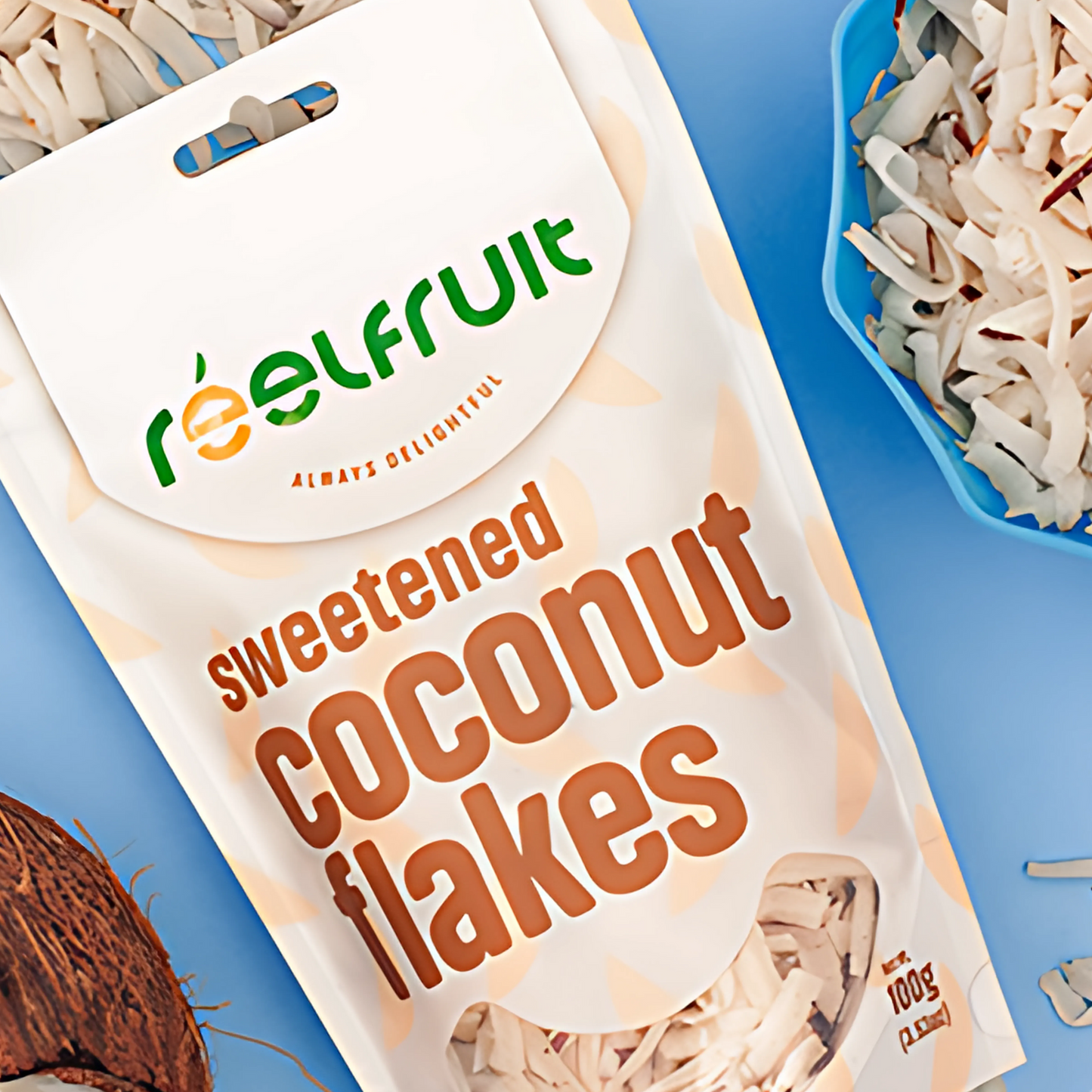 ReelFruit Toasted Coconut Chips (Sweetened) 75g